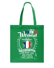 I'm a French Woman - I Can't Control Tote Bag thumbnail