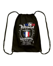 I'm a French Woman - I Can't Control Drawstring Bag thumbnail