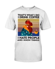 Chicken Coffee Premium Fit Mens Tee tile