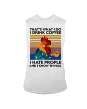 Chicken Coffee Sleeveless Tee tile