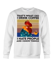 Chicken Coffee Crewneck Sweatshirt tile