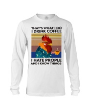 Chicken Coffee Long Sleeve Tee tile
