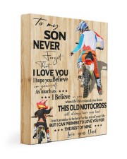 Canvas Motocross 11x14 Gallery Wrapped Canvas Prints front