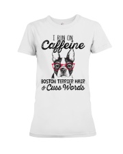 Boston Terrier Christmas 1t4 Premium Fit Ladies Tee tile