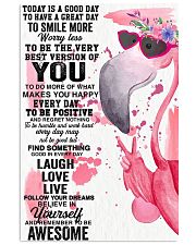 Flamingo Awesome Today Is A Good Day 11x17 Poster front