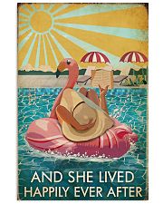 Flamingo And She Lived Happily Ever After Book 11x17 Poster front