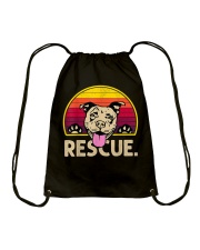 Rescue Pitbull Drawstring Bag tile
