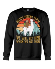 Funny Sloth Hiking Team Crewneck Sweatshirt tile