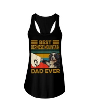 Best Bernese Mountain Dad Ever Ladies Flowy Tank tile