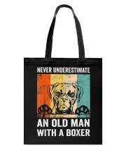 Boxer Oldman Tote Bag tile