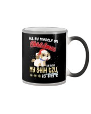 Shih Tzu Christmas 21 Color Changing Mug tile