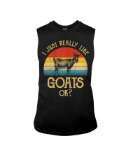 I Just Really Like Goats Funny Farmer T-Shirt Sleeveless Tee tile