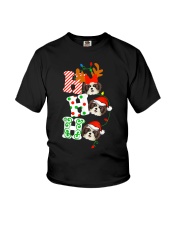 Shih Tzu Christmas 41 Youth T-Shirt tile