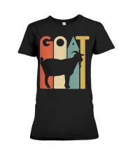 Retro vintage Goat Premium Fit Ladies Tee tile