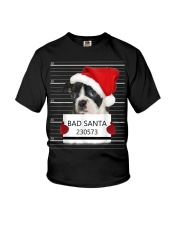 Boston Terrier Christmas 19 Youth T-Shirt tile