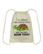 Retired Turtles Drawstring Bag tile