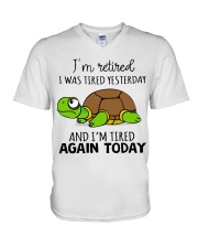 Retired Turtles V-Neck T-Shirt tile