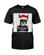 Boston Terrier Christmas 15 Classic T-Shirt front