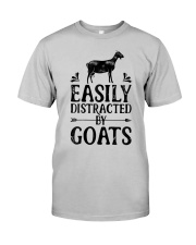 Easily Distracted By Goats Classic T-Shirt front