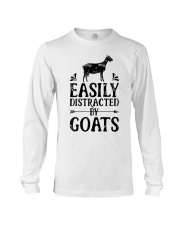 Easily Distracted By Goats Long Sleeve Tee tile