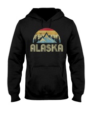 Alaska Retro Vintage Mountains Nature Hooded Sweatshirt tile