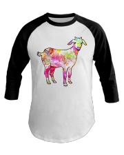 Loves Goats TShirt Baseball Tee tile