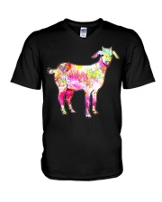 Loves Goats TShirt V-Neck T-Shirt tile
