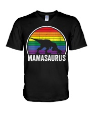 Mamasaurus Vintage V-Neck T-Shirt tile
