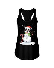 Boston Terrier Christmas 38 Ladies Flowy Tank tile