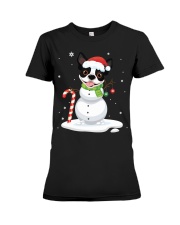 Boston Terrier Christmas 38 Premium Fit Ladies Tee tile