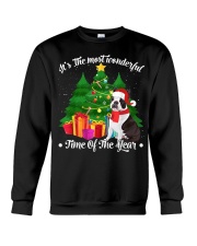 Boston Terrier Christmas 21 Crewneck Sweatshirt tile