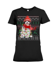Shih Tzu Christmas 13 Premium Fit Ladies Tee tile