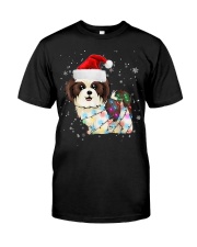 Shih Tzu Christmas 20 Classic T-Shirt front