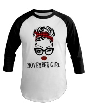 November Girl 929 Baseball Tee tile