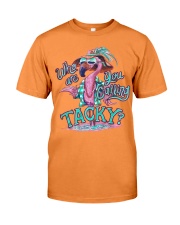 Who are you calling Flamingo Premium Fit Mens Tee tile