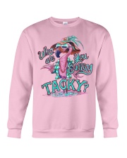Who are you calling Flamingo Crewneck Sweatshirt tile