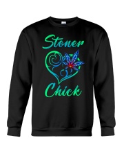 Cannabis Stoner Chick Crewneck Sweatshirt tile