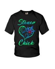 Cannabis Stoner Chick Youth T-Shirt tile