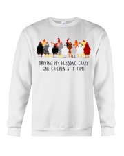 Husband Crazy Chicken Crewneck Sweatshirt tile