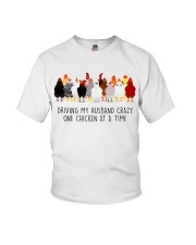 Husband Crazy Chicken Youth T-Shirt tile