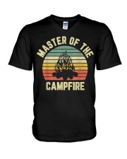 Master of the Campfire Camping V-Neck T-Shirt tile
