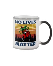 No Lives Matter Chicken Color Changing Mug tile