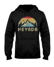 Retro Vintage Mountains Nature Hiking Hooded Sweatshirt tile