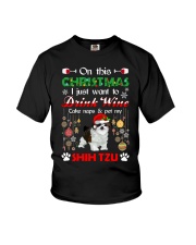 Shih Tzu Christmas 666 Youth T-Shirt tile