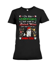 Shih Tzu Christmas 666 Premium Fit Ladies Tee tile