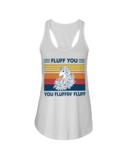 Fluff you unicorn Ladies Flowy Tank tile
