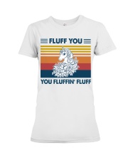 Fluff you unicorn Premium Fit Ladies Tee tile