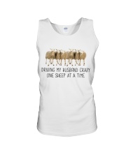 Husband Crazy Sheeps Unisex Tank tile
