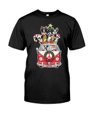 Boston Terrier Christmas 26 Classic T-Shirt front