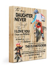 Canvas Motocross 11x14 Gallery Wrapped Canvas Prints front